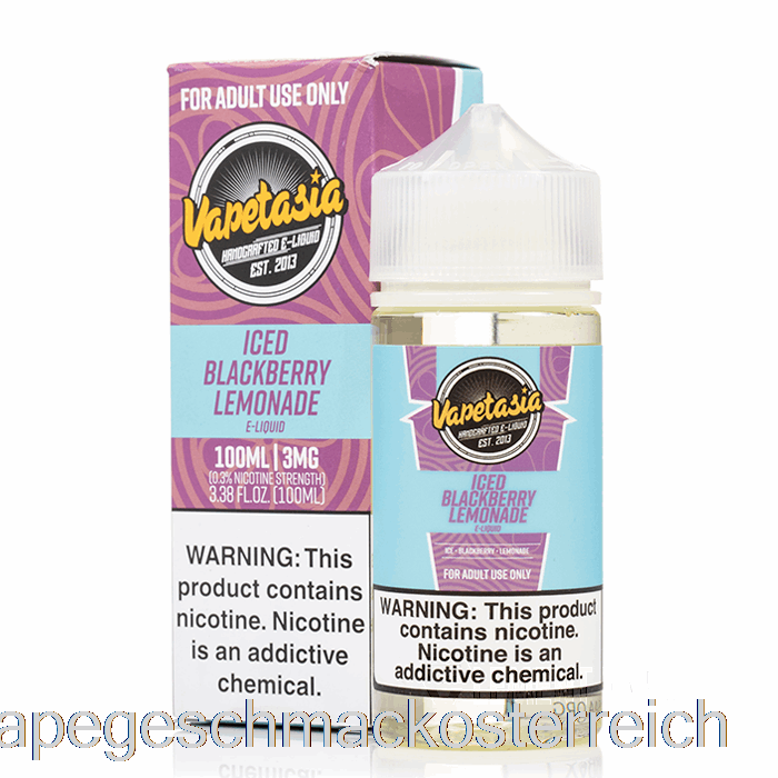 Eisgekühlte Brombeerlimonade – Vapetasia – 100 Ml, 6 Mg Vape-Geschmack